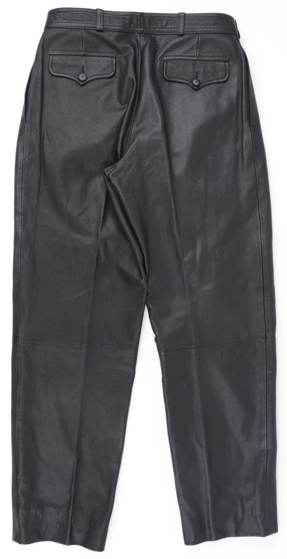 Yves Saint Laurent, Pair of vintage French Rive Gauche leather trousers, size 5 - Bild 3 aus 4