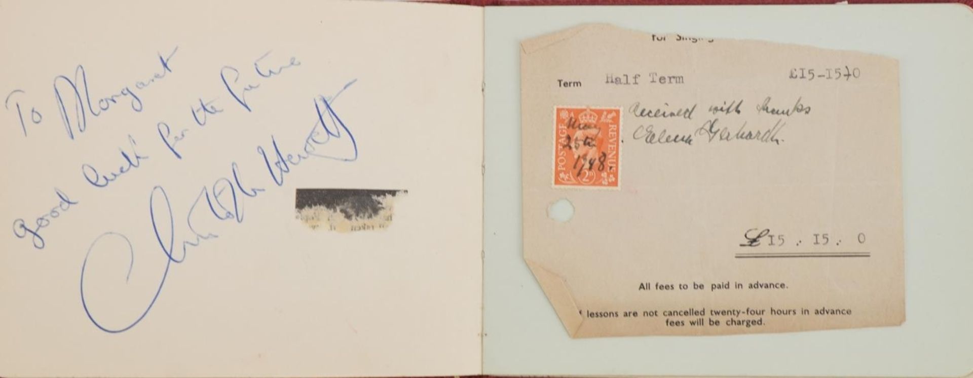 Two early 20th century autograph albums housing various autographs - Image 10 of 13