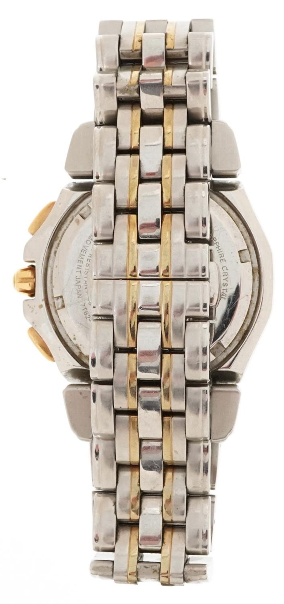 Seiko, gentlemen's Seiko 7T62 chronograph wristwatch having silvered dial with date aperture, serial - Bild 3 aus 5