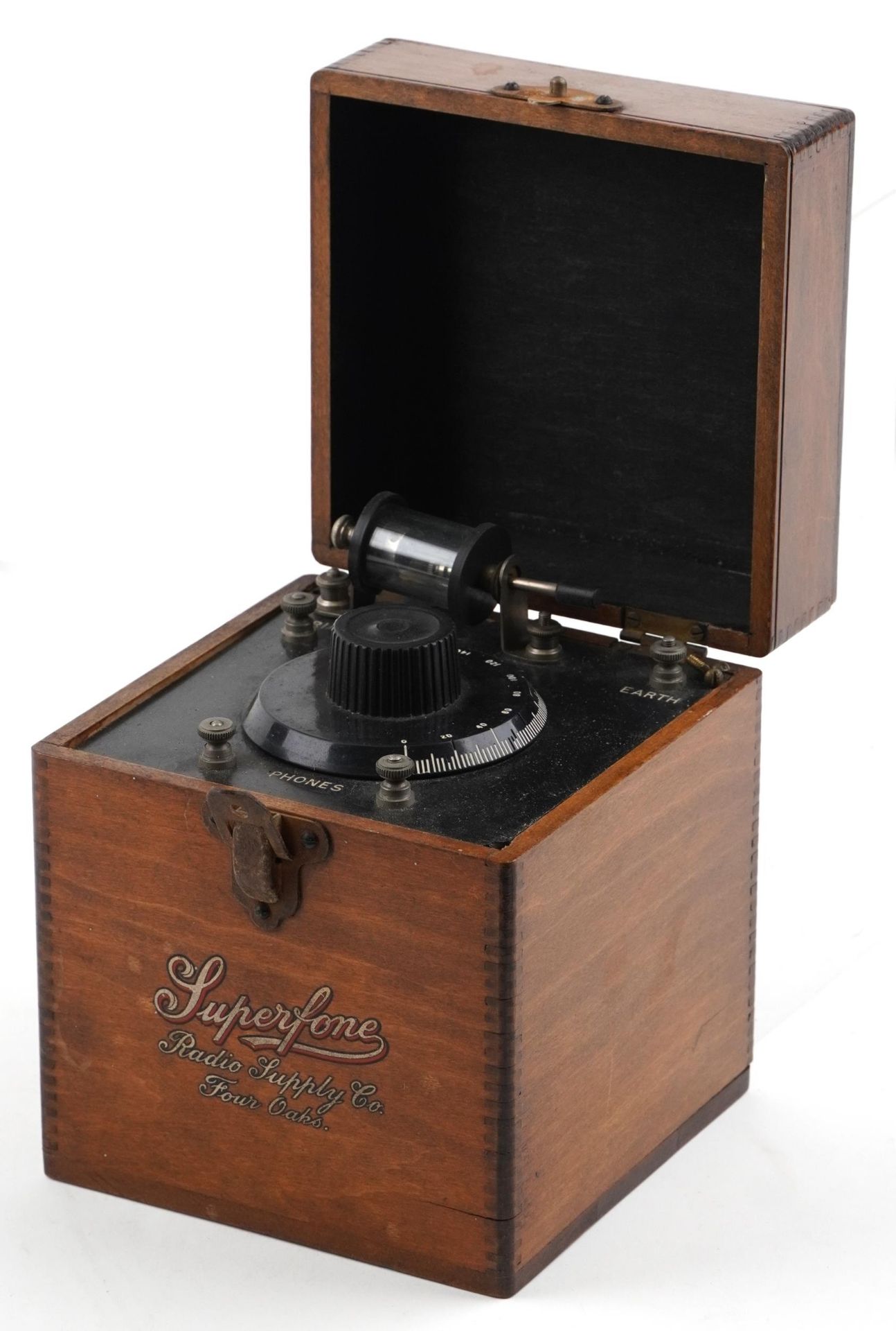 Vintage BBC voltmeter, 17cm high