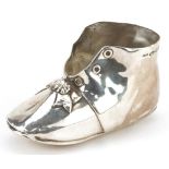 Gorham Manufacturing Co, novelty silver pin cushion in the form of a shoe, import marks for