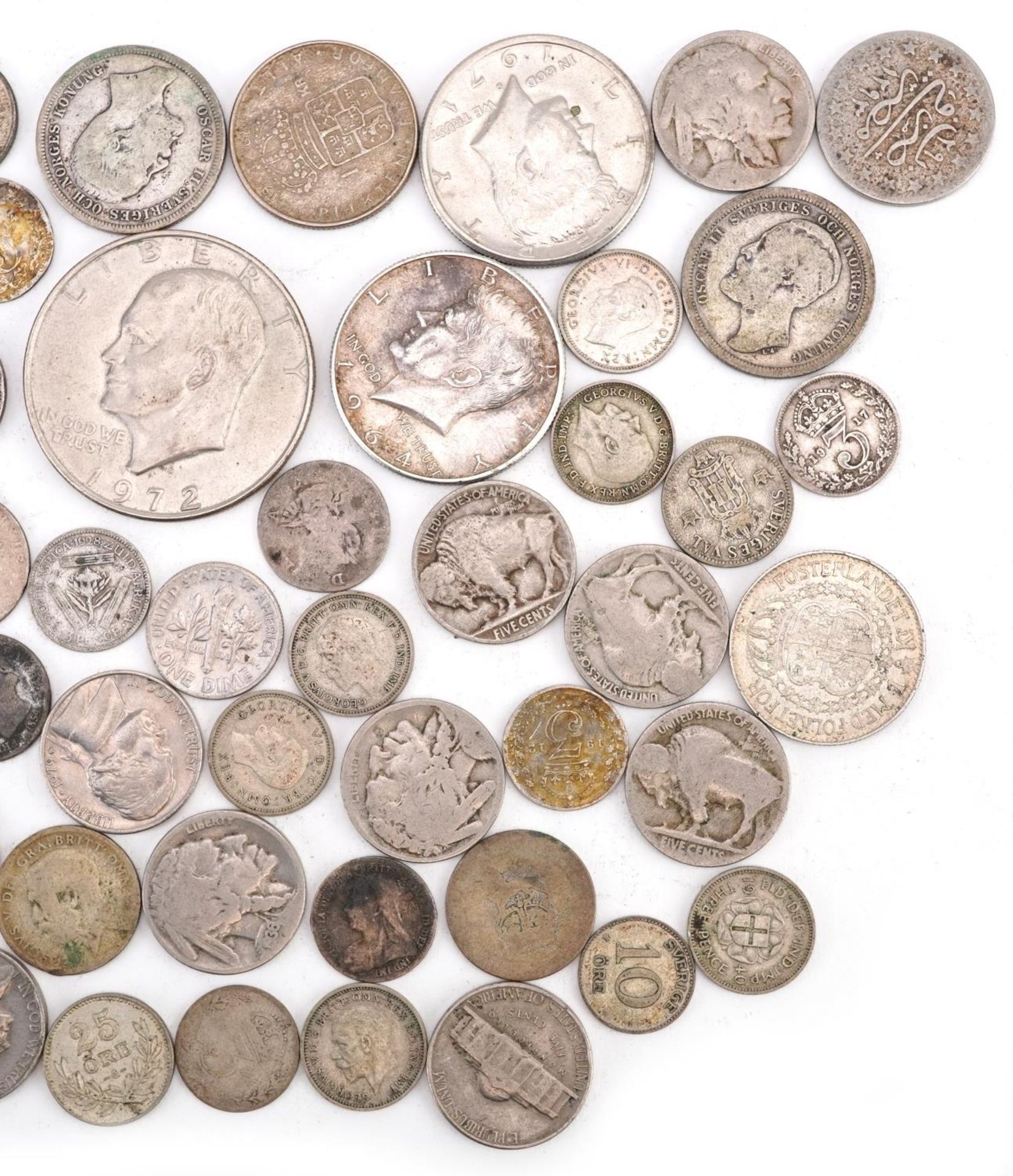 Collection of American, British and world coinage including half dollars, 240g - Bild 6 aus 6