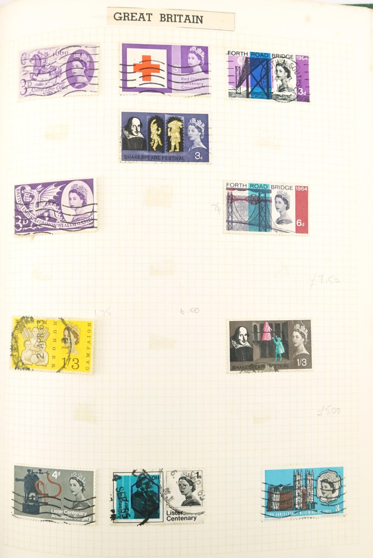 Collection of 19th century and later stamps arranged seven stock books and albums including - Bild 12 aus 25
