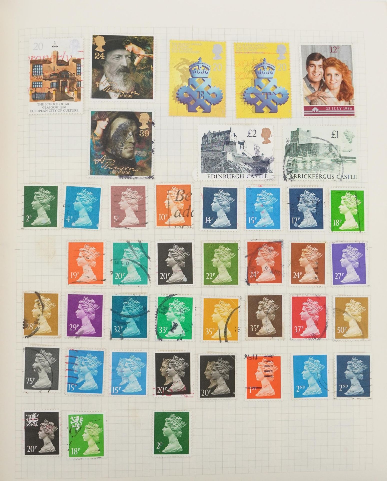 Collection of 19th century and later stamps arranged seven stock books and albums including Great - Image 18 of 37
