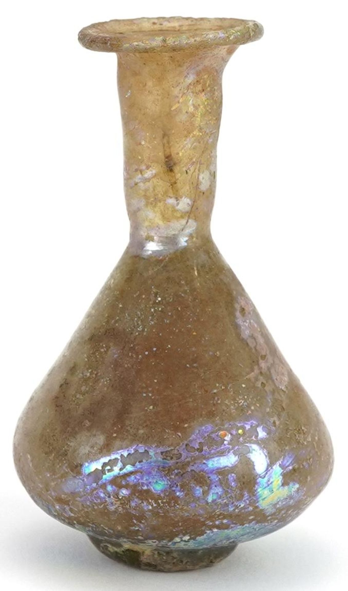 Roman iridescent glass vase, 8.5cm high - Bild 2 aus 4