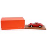 BBR Models 1:18 scale diecast model Ferrari Dino 246 GT Rosso Corsa with box and display stand,
