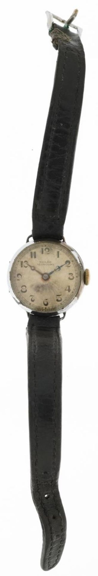 Rolex, Art Deco ladies Rolex Marconi manual wristwatch having silvered dial with Arabic numerals, - Bild 2 aus 6