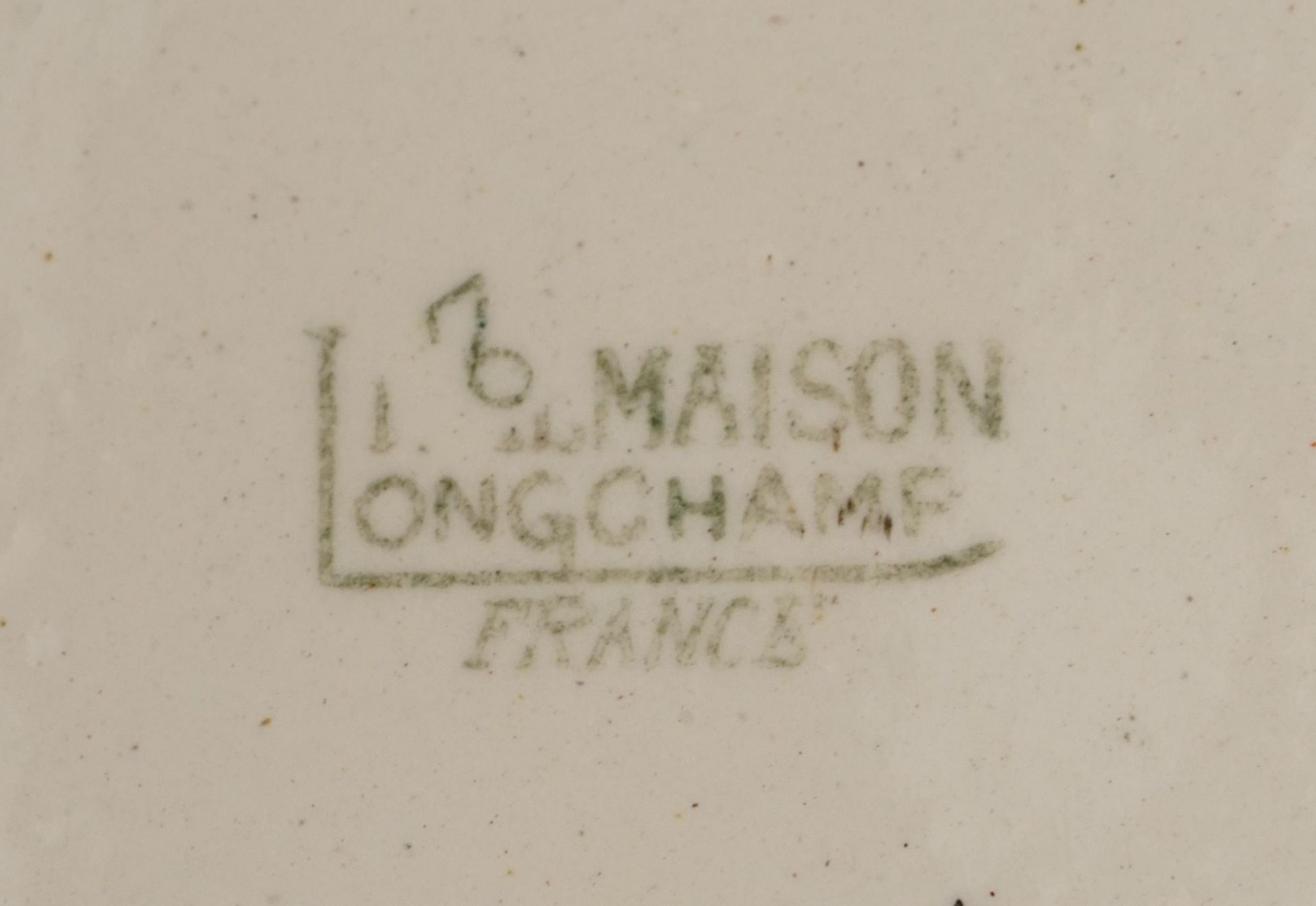 Maison of Longchamp, French Art Nouveau jug transfer printed with stylised floral motifs, 35.5cm - Bild 5 aus 5