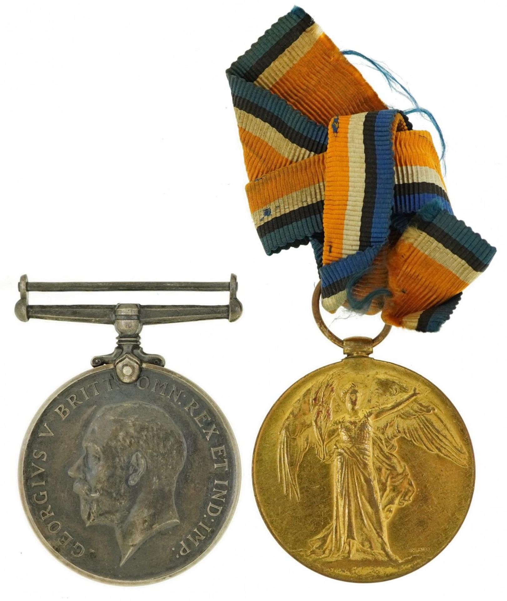 British military World War I pair awarded to 46626PTE.W.WALLER.R.SC.FUS. - Bild 2 aus 5