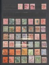 19th century and later world stamps arranged in a stock book including China, America, Australia and