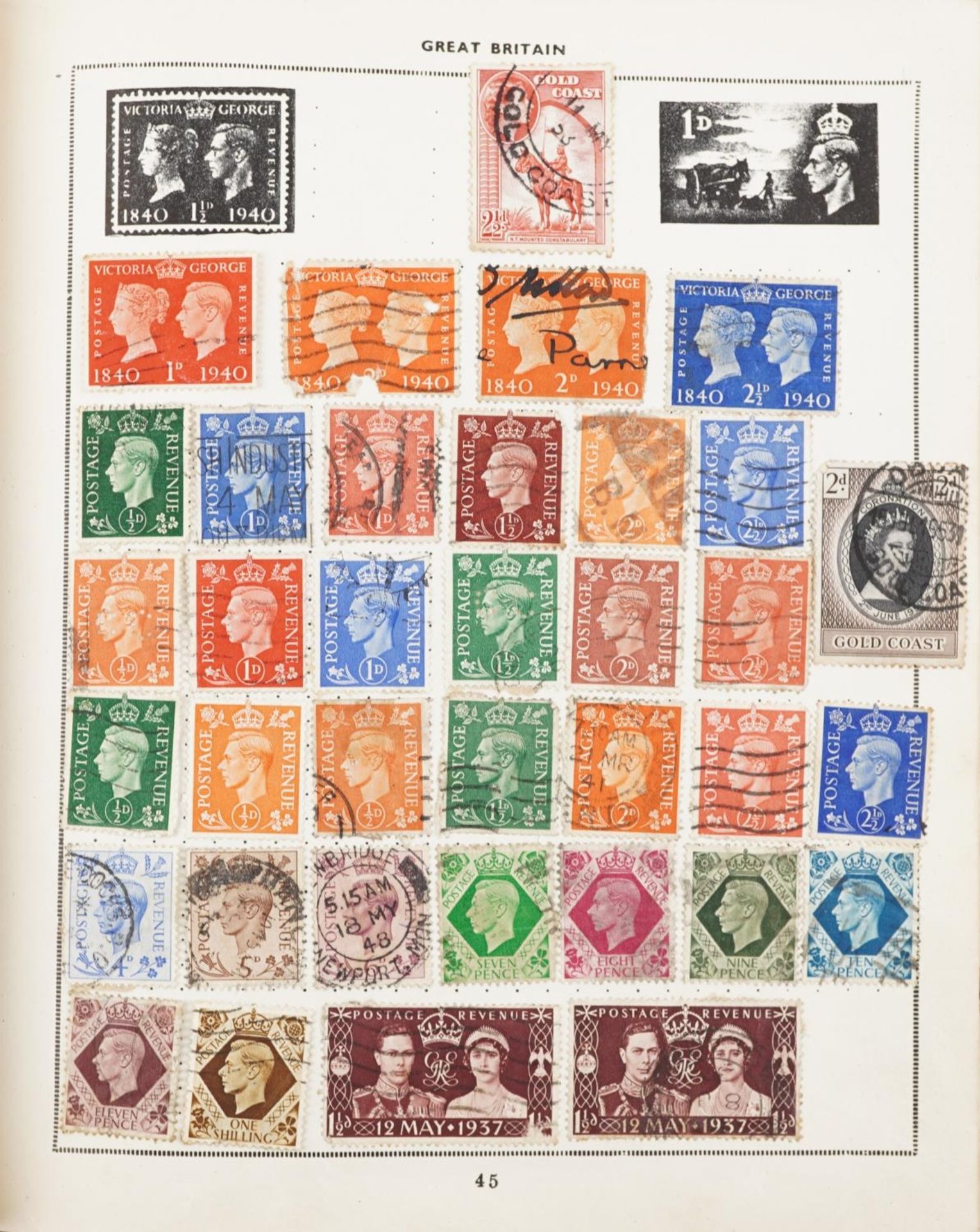 Collection of 19th century and later world stamps arranged in seven stock books and albums including - Image 15 of 29