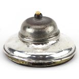 Grey & Co, George V silver reception bell, Chester 1911, 10.5cm in diameter, 279.8g