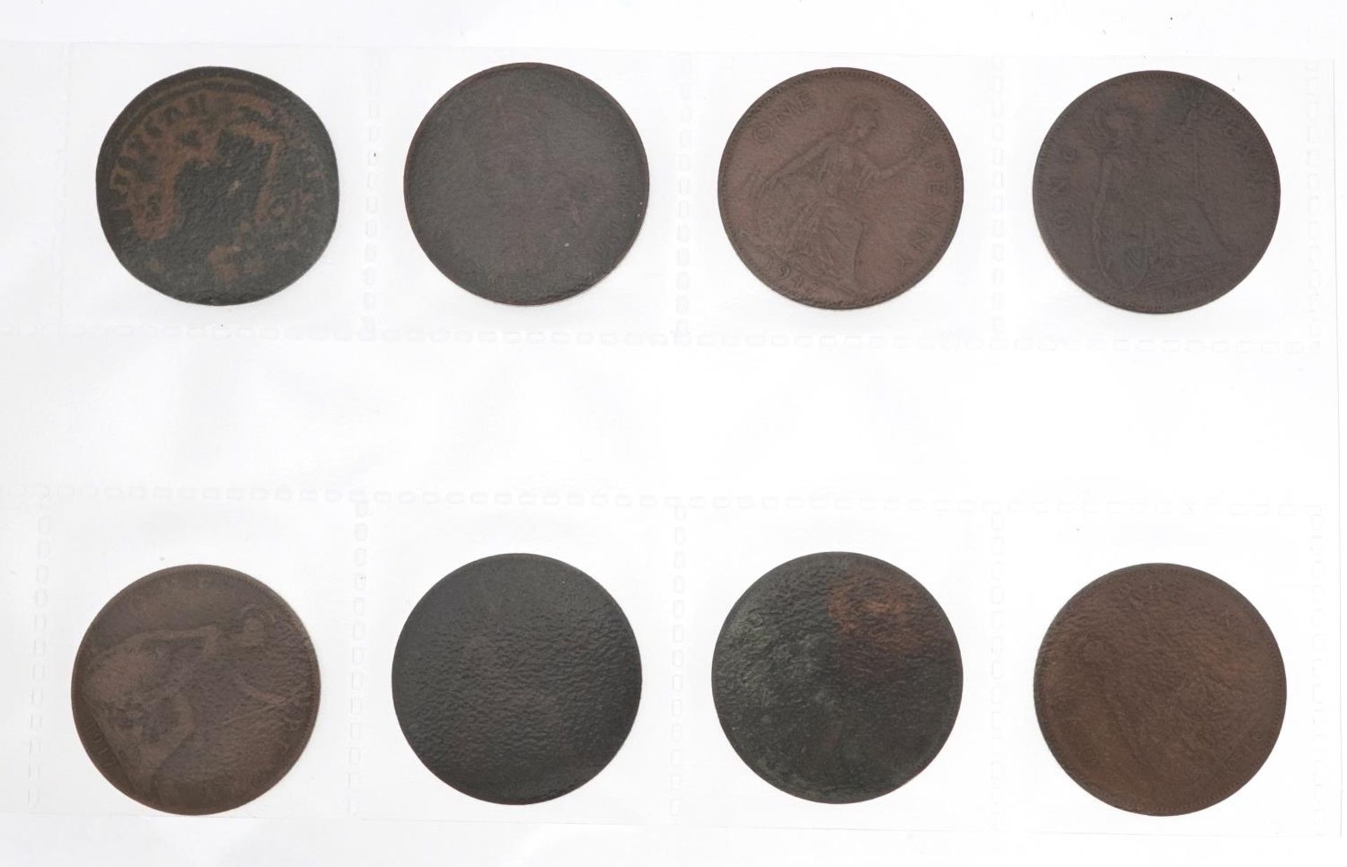 19th century and later British and world coinage arranged in an album, some Maundy examples, - Image 6 of 7