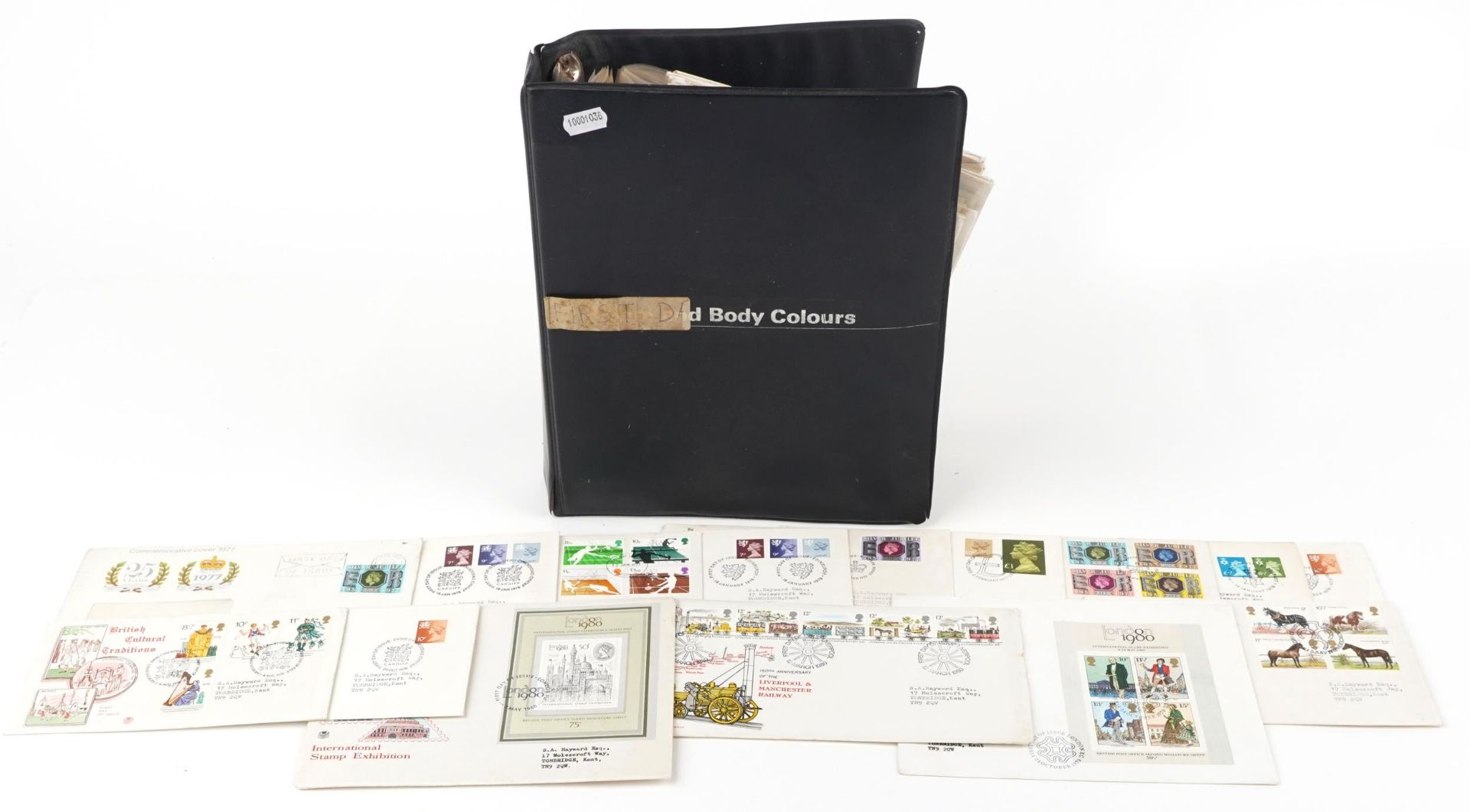 Collection of first day covers predominately arranged in an album