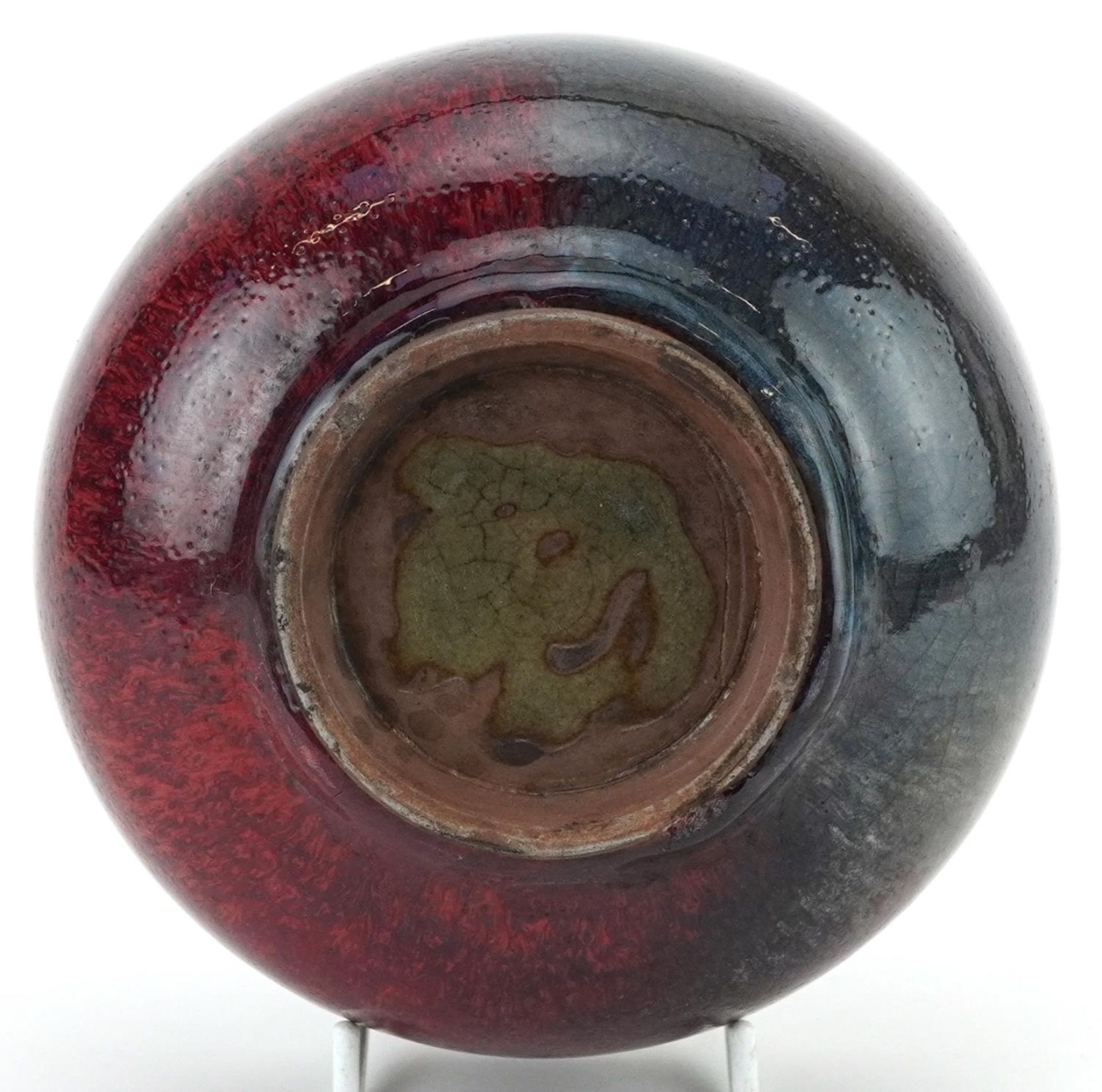 Chinese porcelain bowl having a Jun type glaze, 13cm in diameter - Image 6 of 6