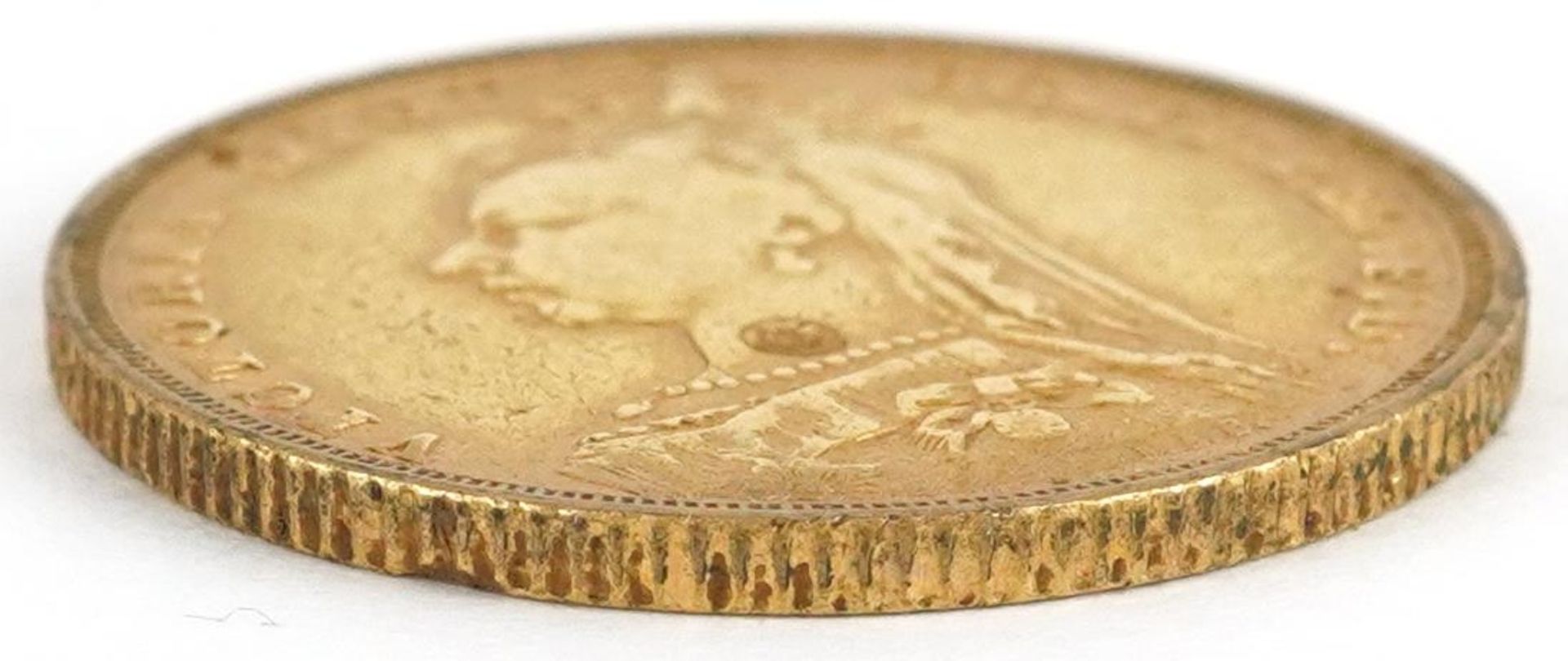 Queen Victoria Jubilee head 1893 gold sovereign, Sydney Mint - Image 3 of 3
