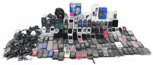 Vintage and later mobile phones and accessories including Nokia, Samsung, Philips, LG and Sony