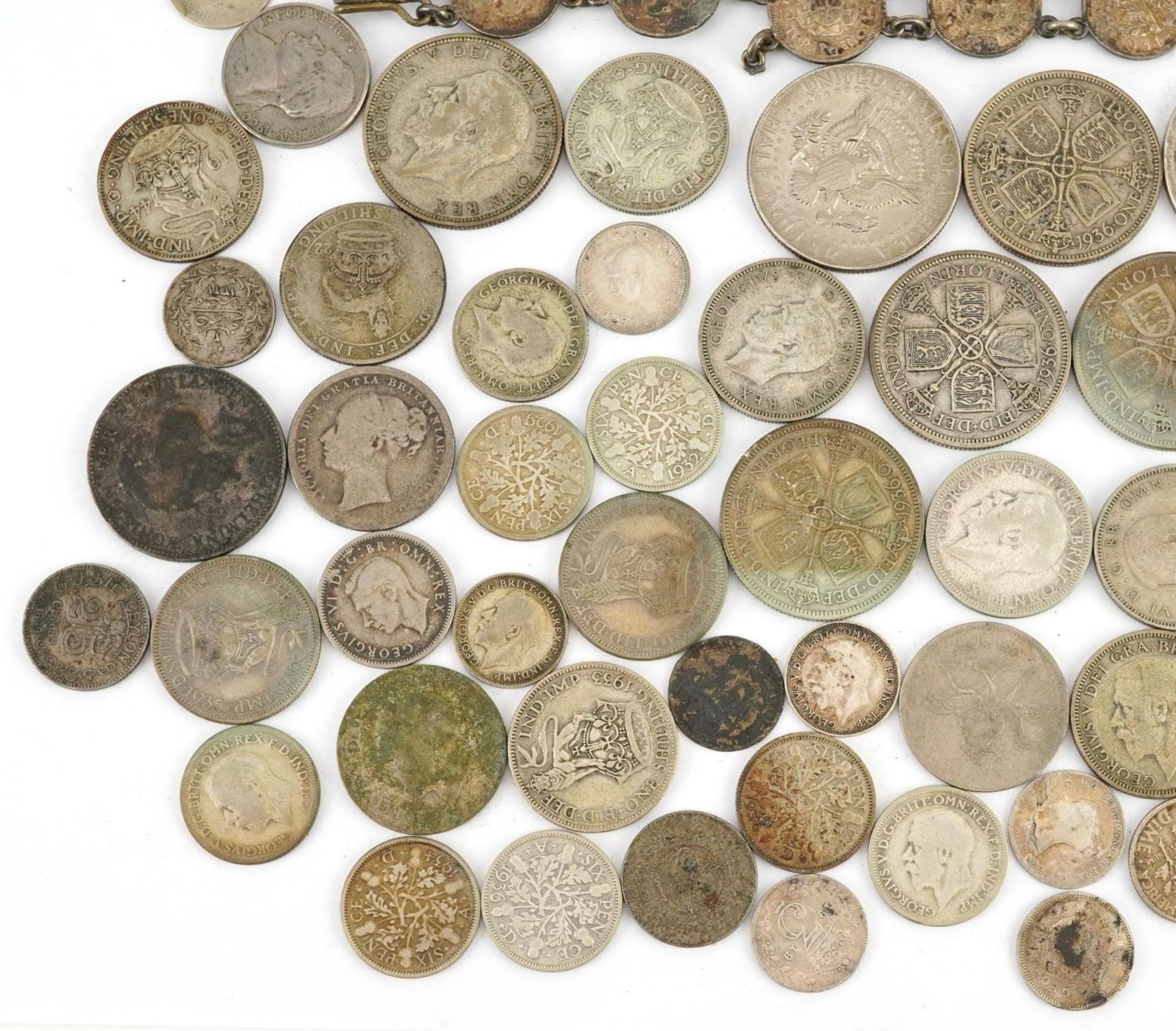 Collection of antique and later British and world coinage including pre 1947 examples, 440g - Bild 4 aus 5
