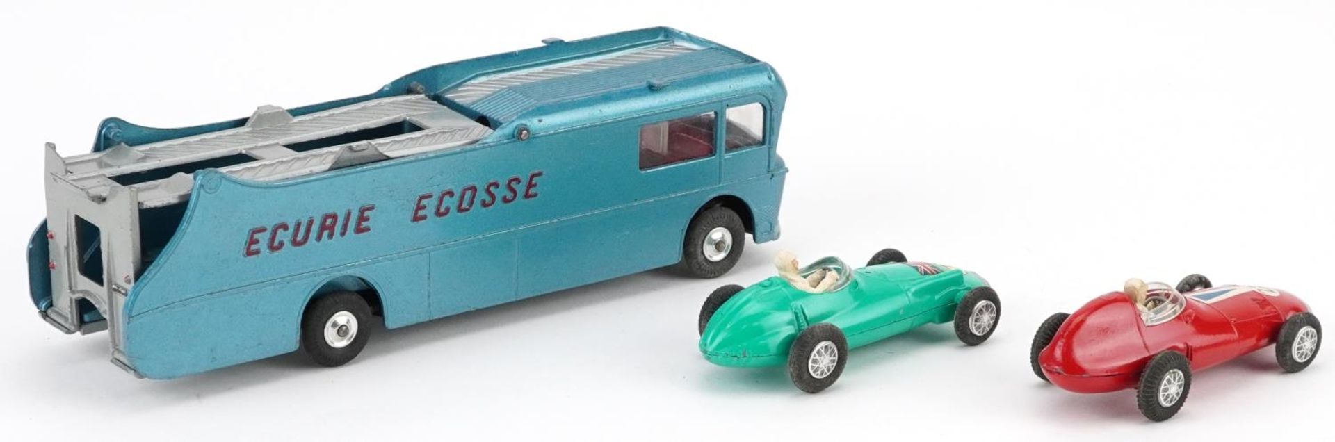Vintage Corgi Major diecast Ecurie Ecosse racing car transporter with racing cars, gift set no 16 - Image 3 of 6