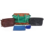 Enny vintage leather bags including shoulder and clutch examples