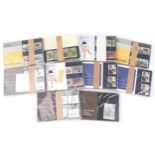 Collection of Royal Mint presentation packs, various genres and denominations