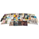 Vinyl LP records including The Jimi Hendrix Experience, Electric Ladyland, Led Zeppelin, The