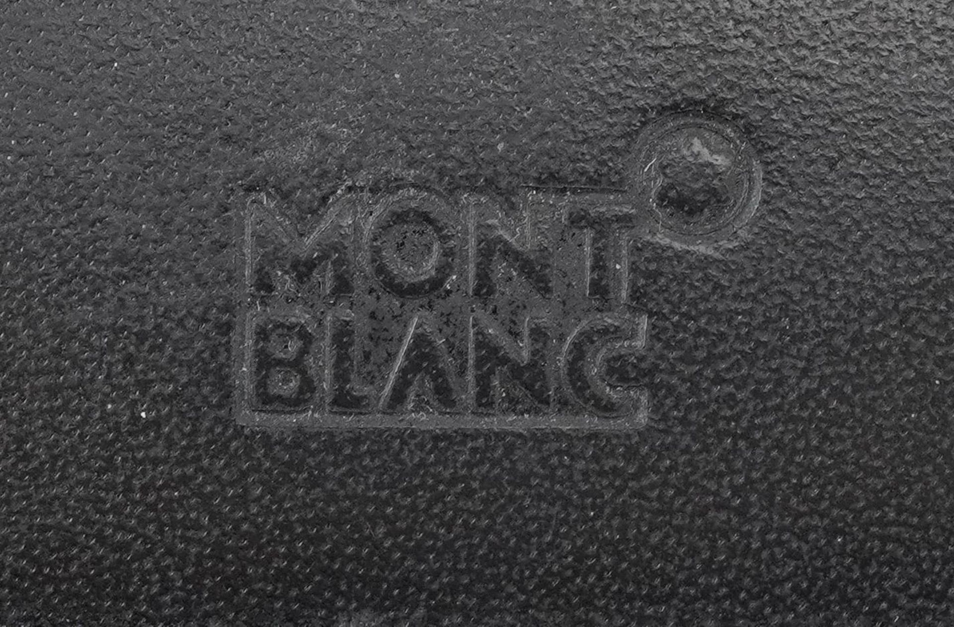 Montblanc, German black leather wallet, 11.5cm x 9.5cm - Image 4 of 5