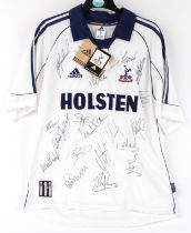 1990's Sporting interest Tottenham Hotspur signed football shirt with ink signatures