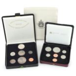 Two Royal Canadian Mint coin sets with cases comprising dates 1967 and 1979