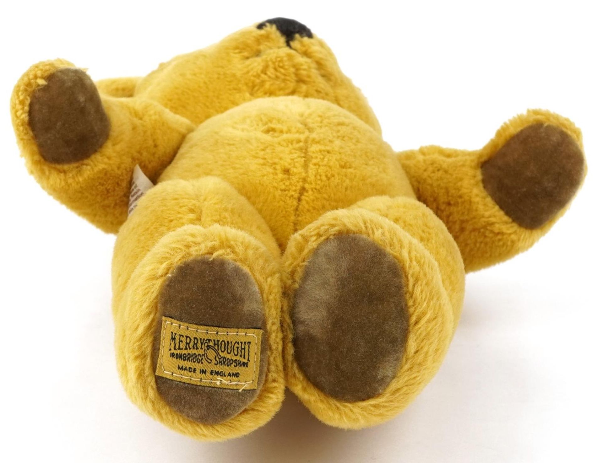 Vintage Merrythought teddy bear with jointed limbs, 39cm in length - Bild 3 aus 3