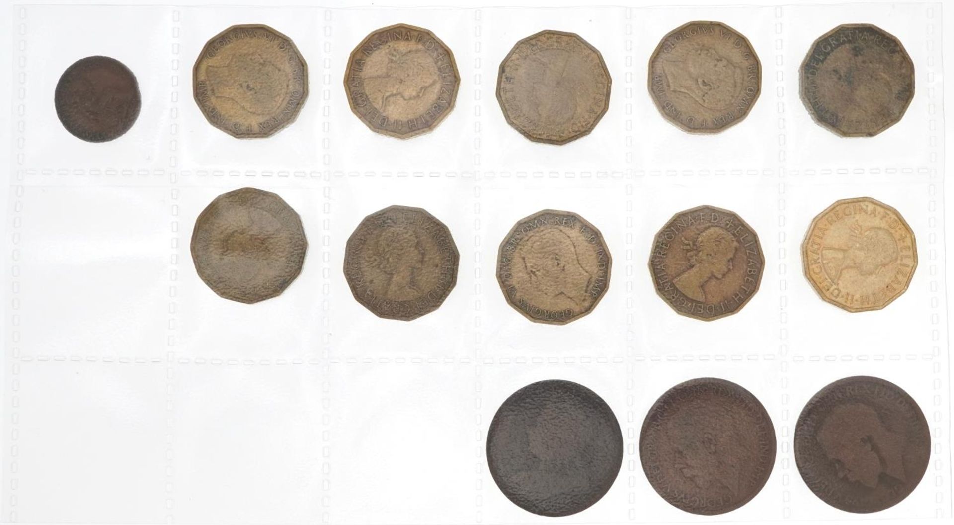 19th century and later British and world coinage arranged in an album, some Maundy examples, - Image 2 of 7