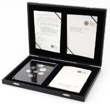 Elizabeth II 2008 United Kingdom coinage Emblems of Britain Silver Proof collection by The Royal