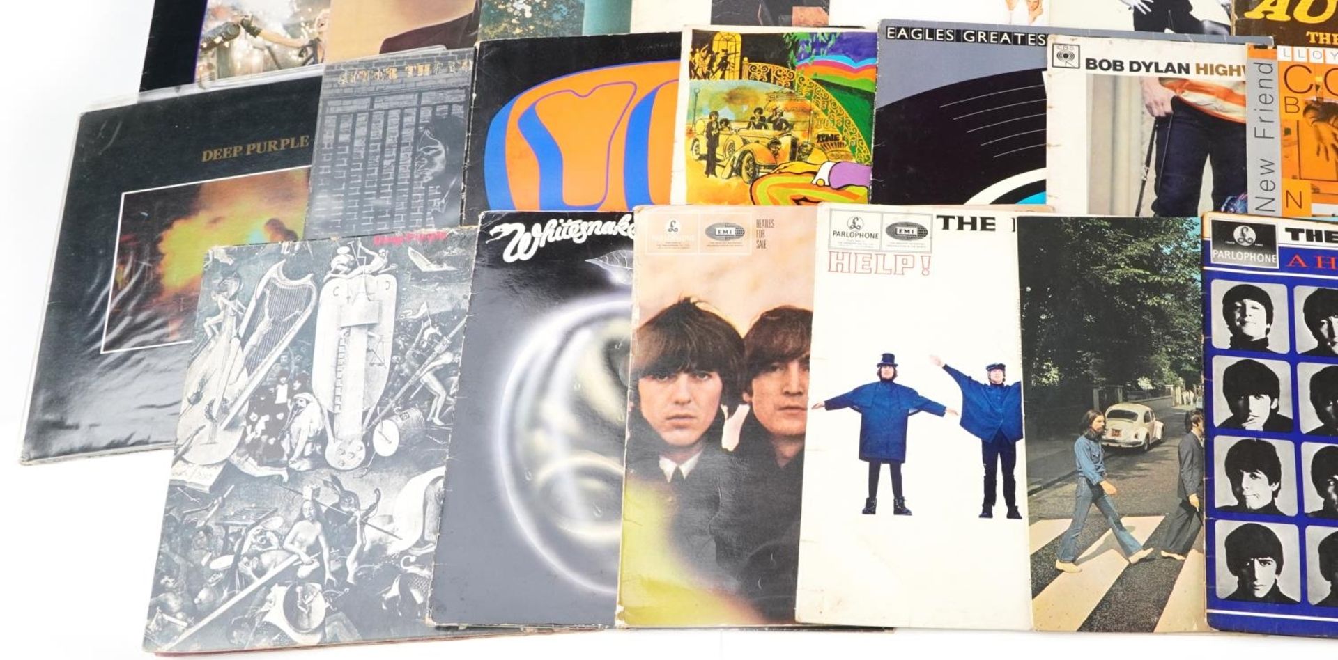 Vinyl LP records including Pink Floyd, Iron Maiden, The Beatles, David Bowie, Jack Bruce, AC/DC, - Bild 4 aus 5