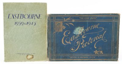 Two Eastbourne related books comprising Eastbourne Pictorial and Eastbourne 1939 to 1945