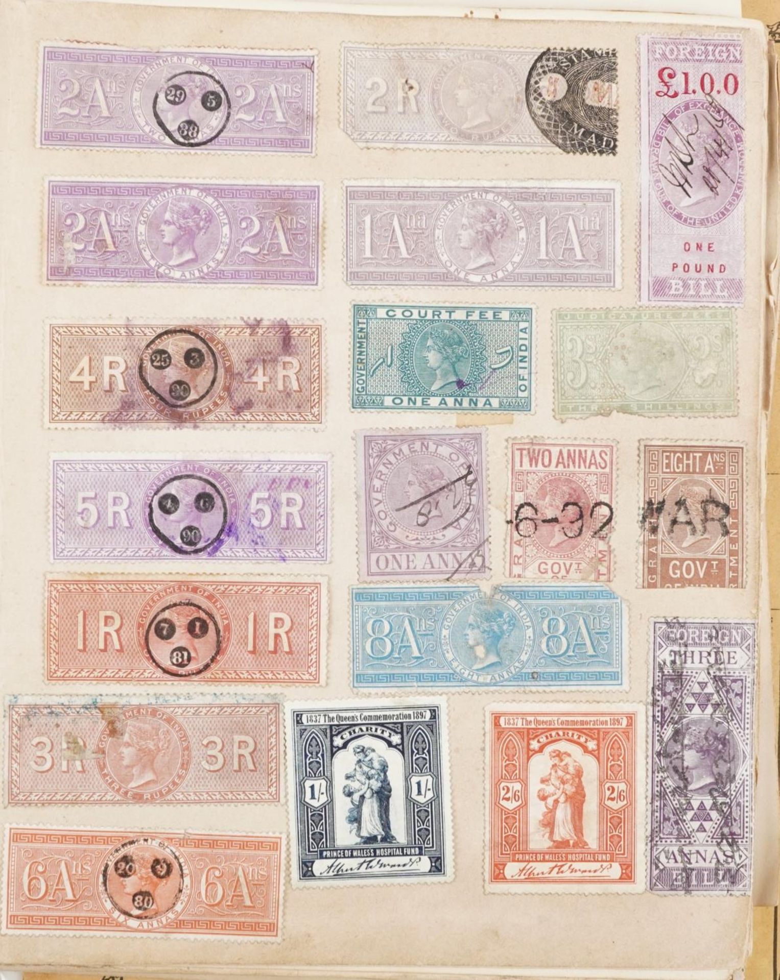 Collection of 19th century and later stamps arranged seven stock books and albums including - Image 6 of 16