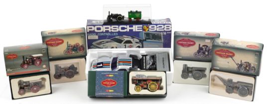 Vintage and later toys and diecast models including five Corgi Vintage Glory of Steam engines and