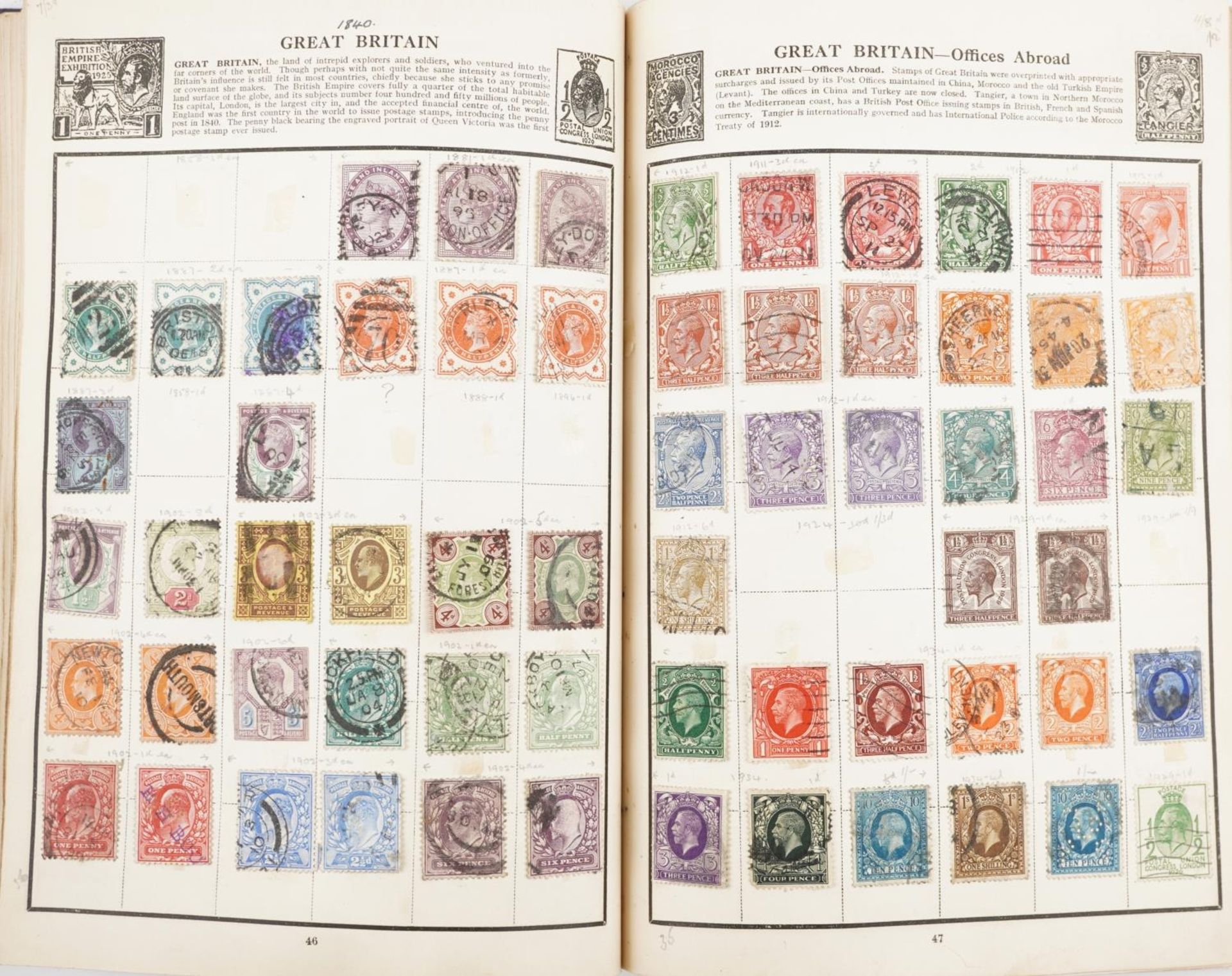 Collection of 19th century and later world stamps arranged in seven stock books and albums including - Image 10 of 29