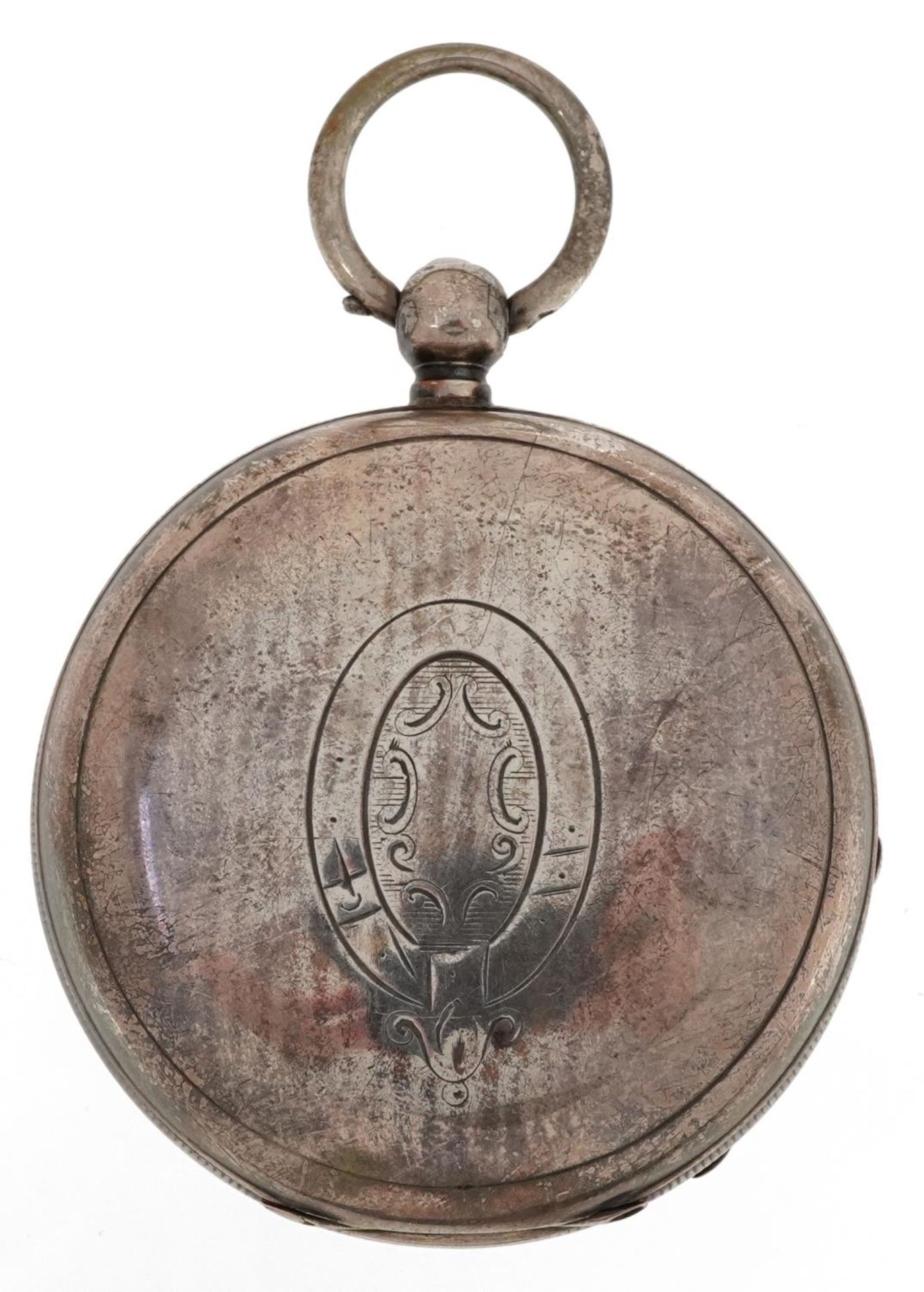 Thomas Russell & Son, Victorian gentlemen's silver key wind open face pocket watch having - Bild 2 aus 4