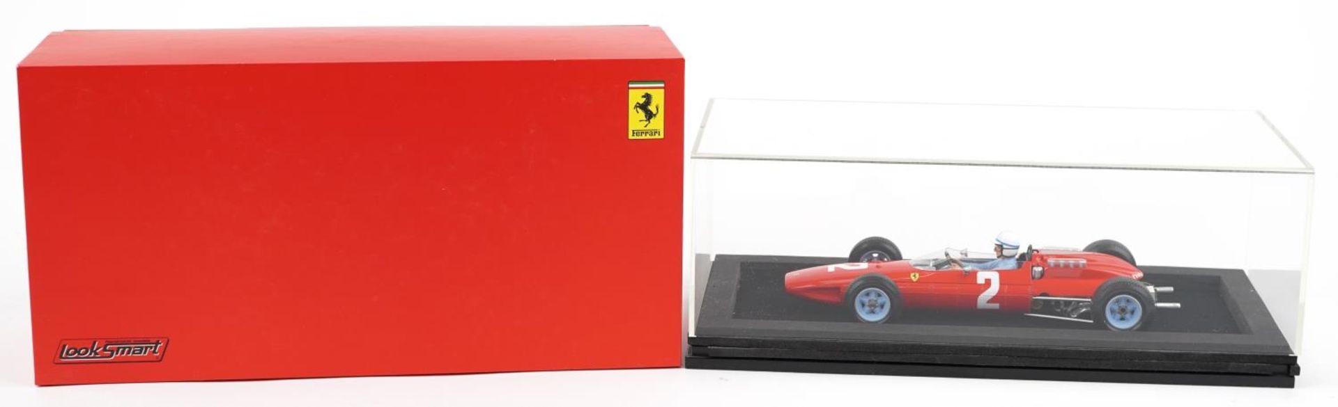 Looksmart 1:18 scale diecast model Ferrari 158 Winner of the Italian Grand Prix 1964, with box and