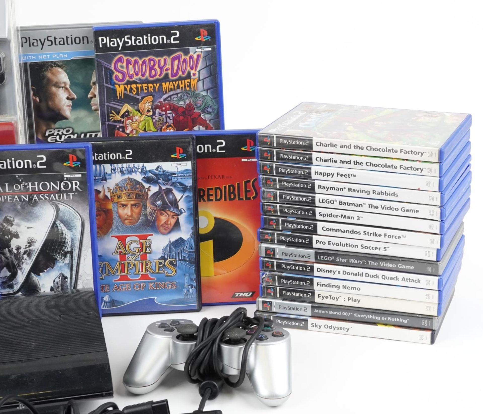 Sony PlayStation 3 games console with a collection of PlayStation 2 games and four PlayStation 1 - Bild 4 aus 4