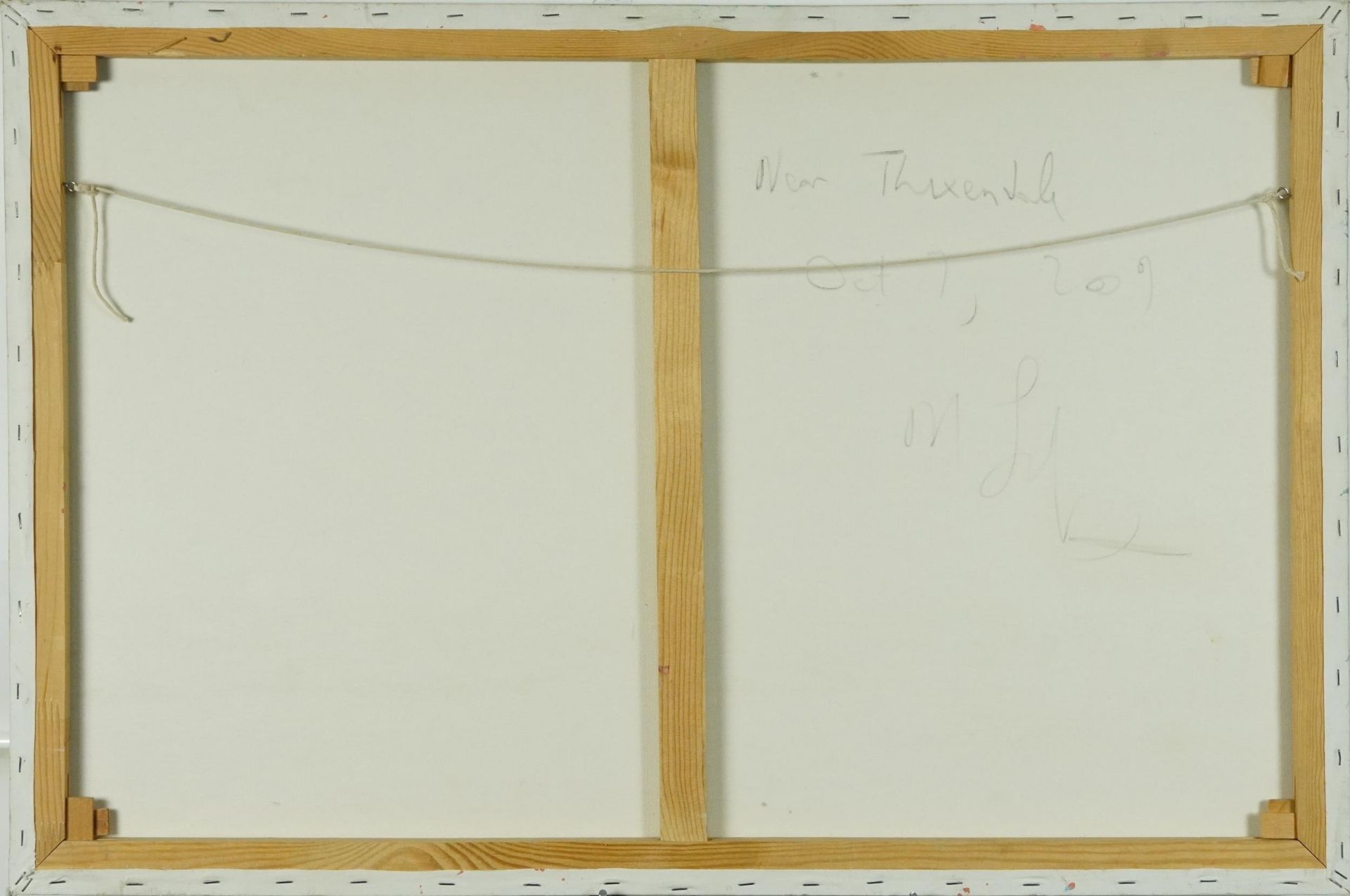 Malcolm Ludvigsen 2009 - Near Thixendale, oil on canvas, unframed, 91.5cm x 61cm - Bild 3 aus 4