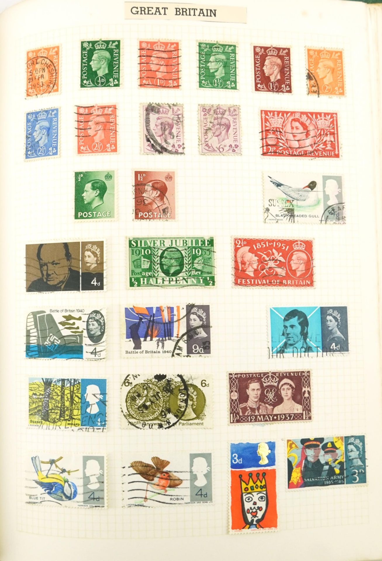 Collection of 19th century and later stamps arranged seven stock books and albums including - Bild 13 aus 25