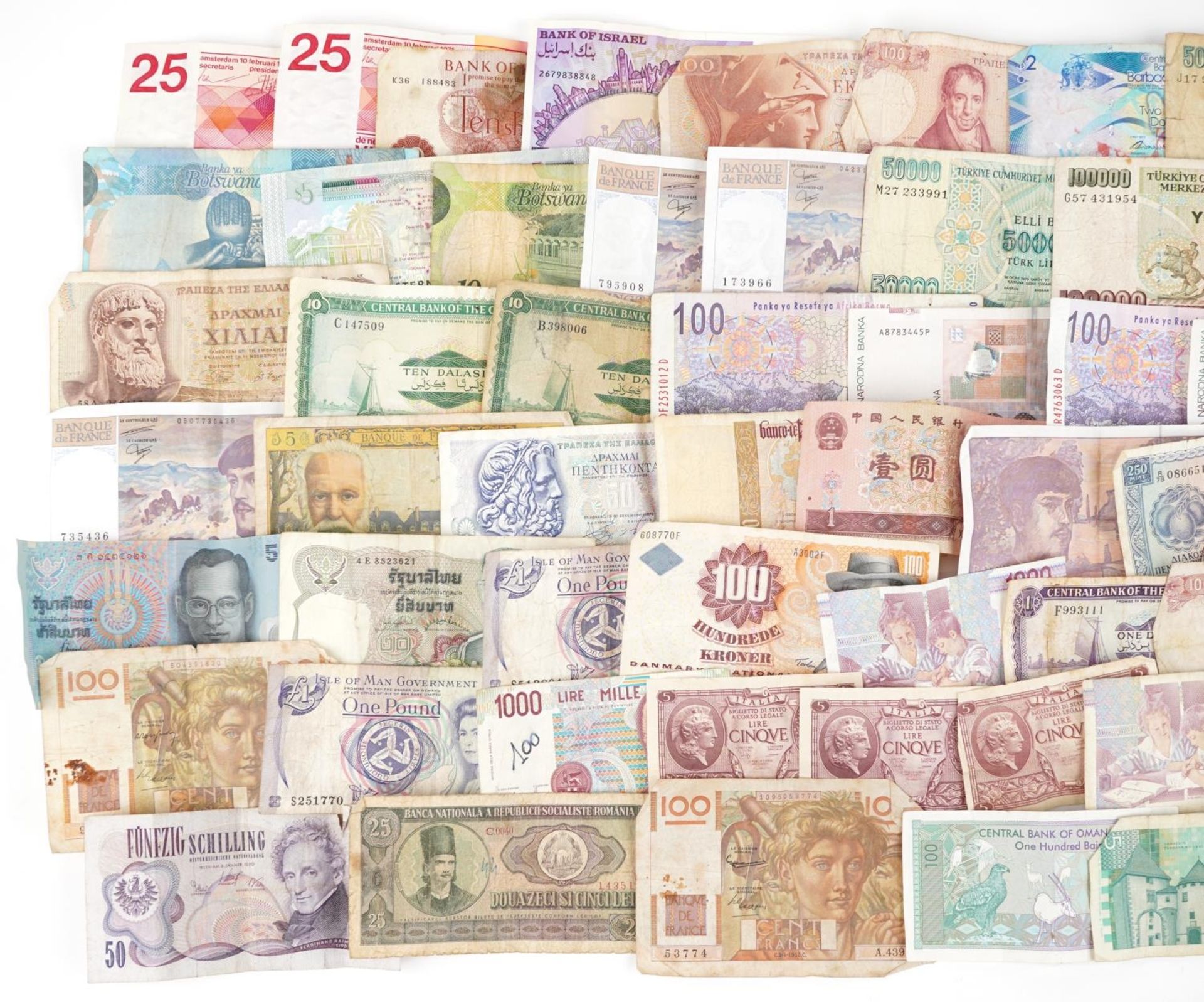 Large collection of world banknotes - Image 2 of 3