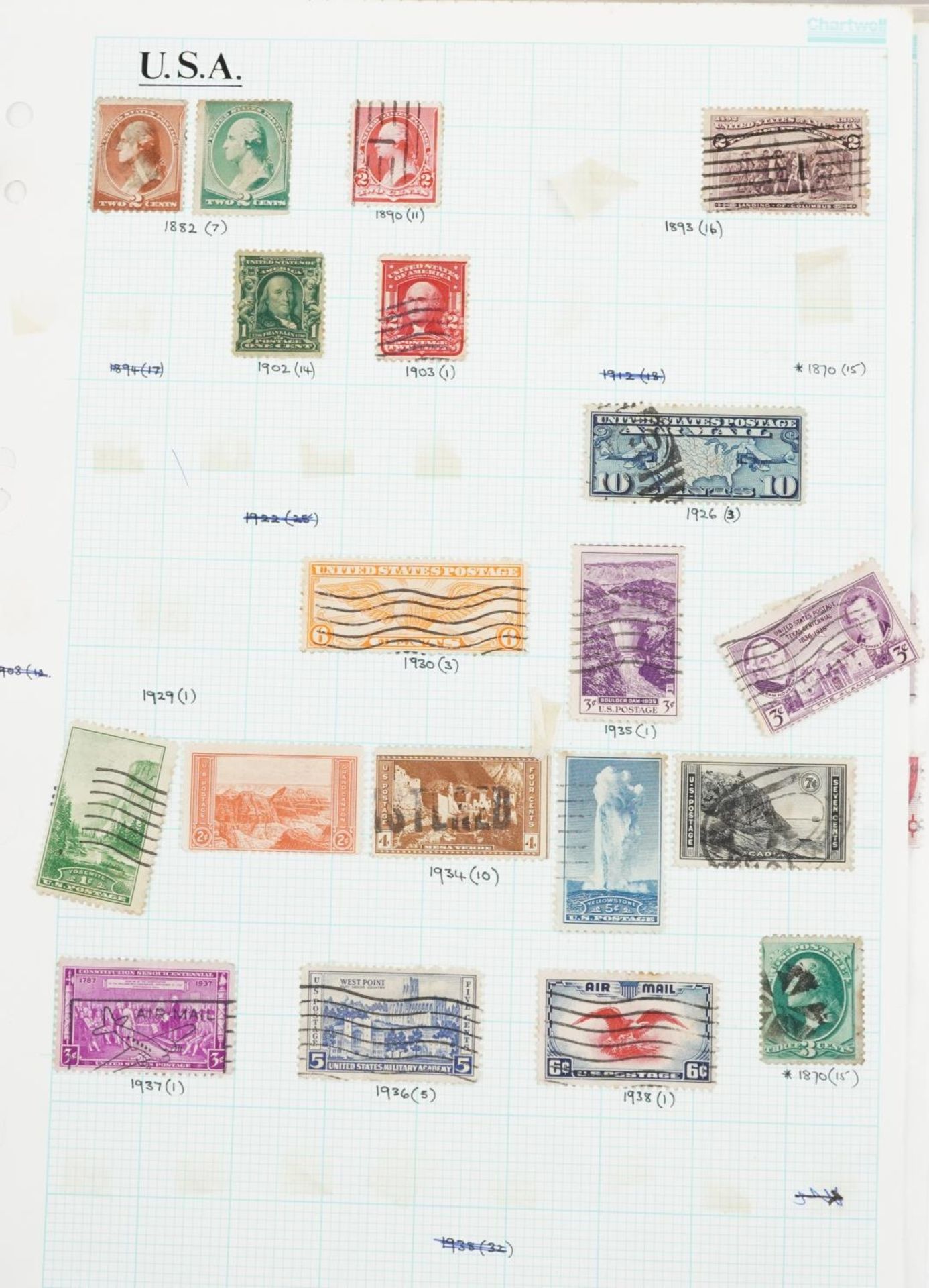 Collection of 19th century and later stamps arranged seven stock books and albums including - Image 5 of 11