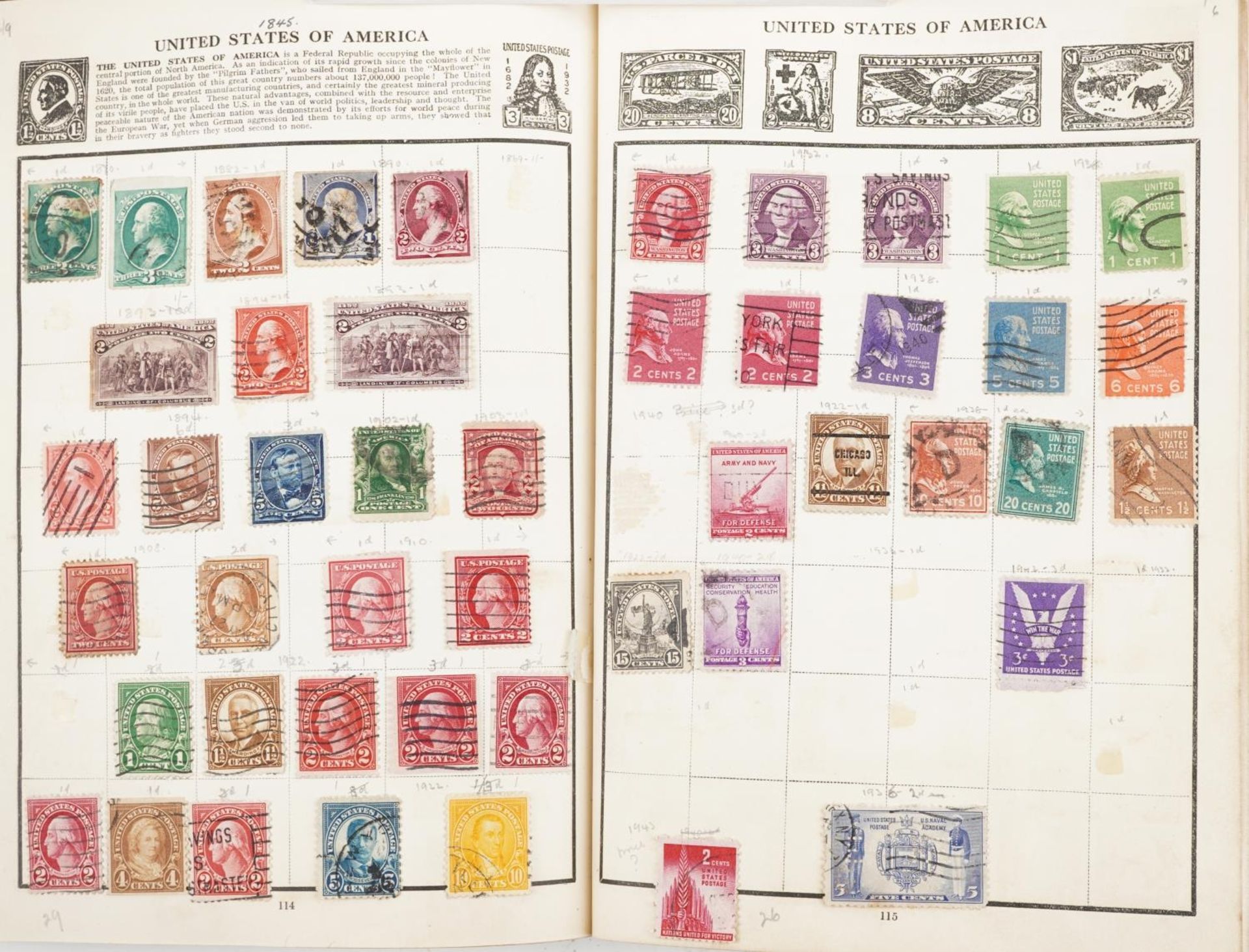 Collection of 19th century and later world stamps arranged in seven stock books and albums including - Image 12 of 29