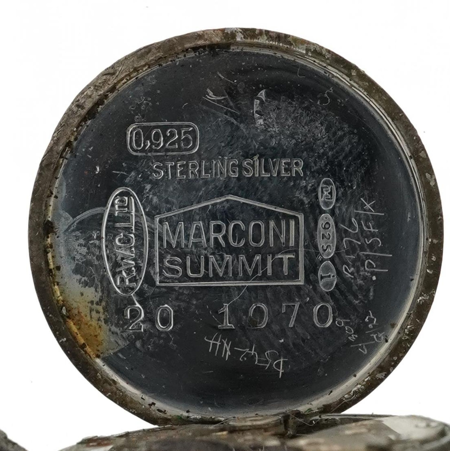 Rolex, Art Deco ladies Rolex Marconi manual wristwatch having silvered dial with Arabic numerals, - Bild 5 aus 6