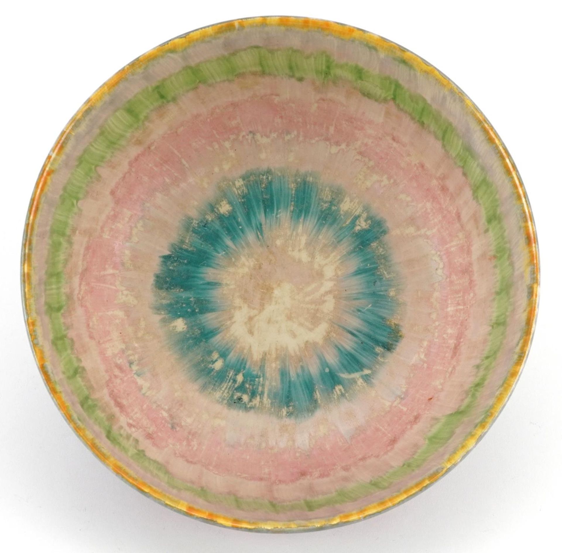 Clarice Cliff, Art Deco Bizarre bowl, numbered 6394 to the base, 20cm in diameter - Image 3 of 4
