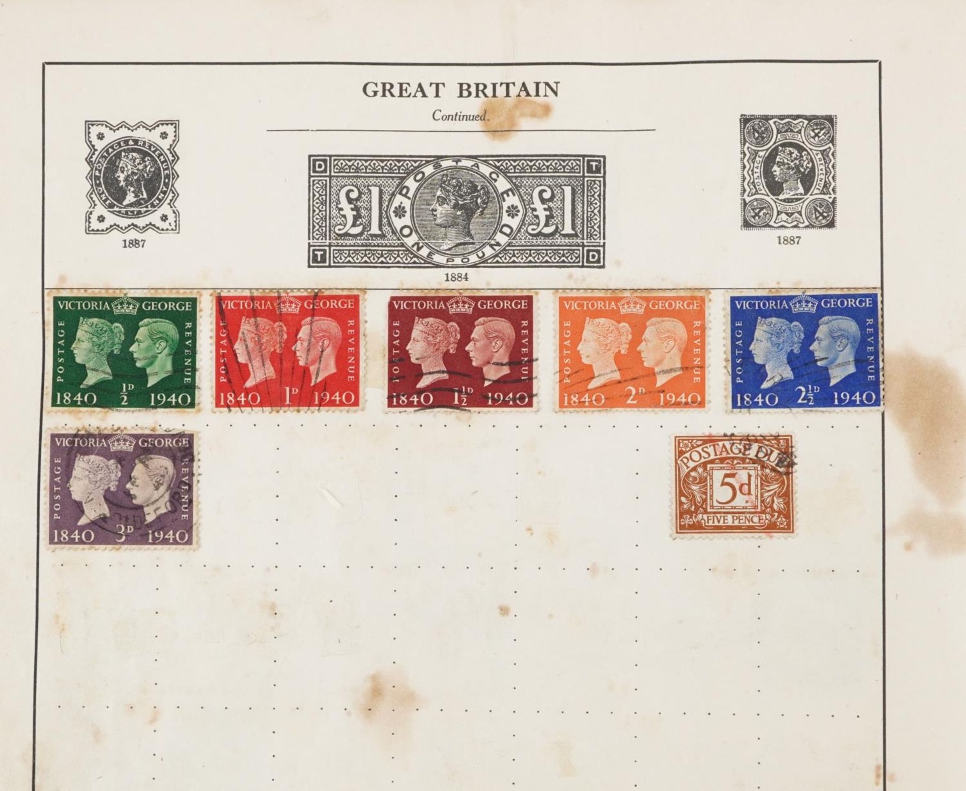 Collection of 19th century and later stamps arranged seven stock books and albums including Ireland, - Image 13 of 32