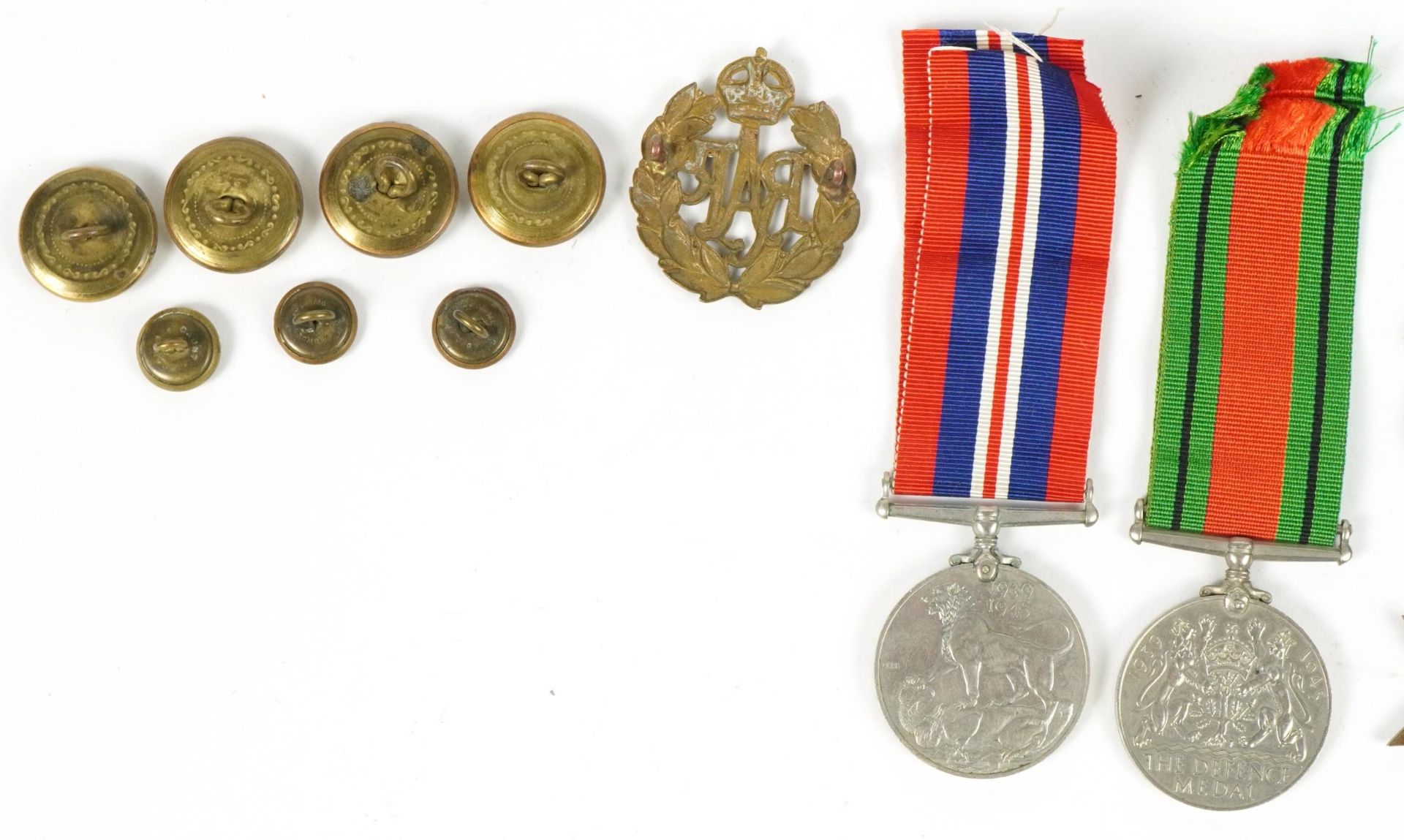 British military World War II medal group relating to K J Cox including Royal Air Force Service - Bild 6 aus 8