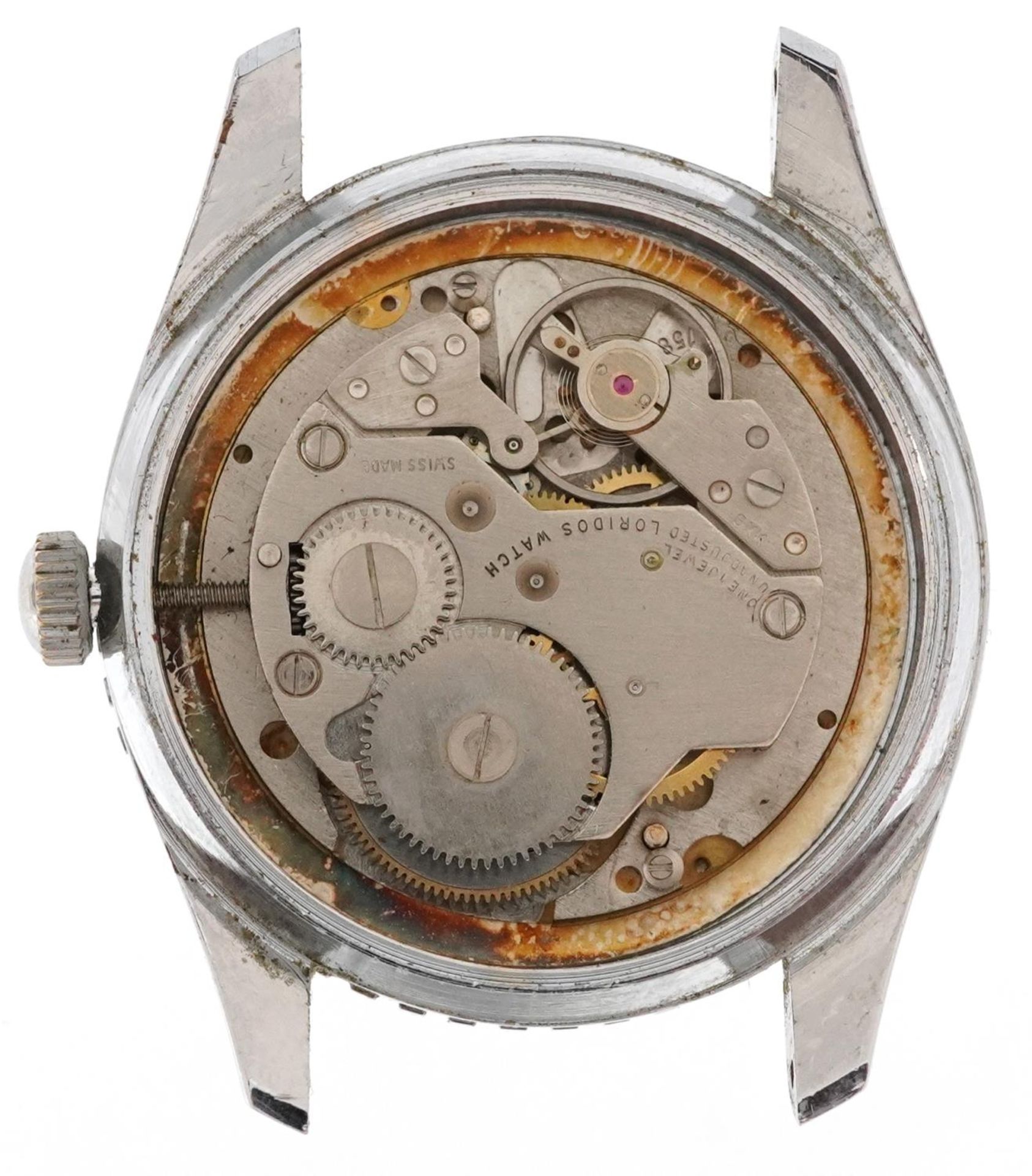 OHN, gentlemen's OHN Airman manual wristwatch having silvered dial, 36mm in diameter - Bild 3 aus 4